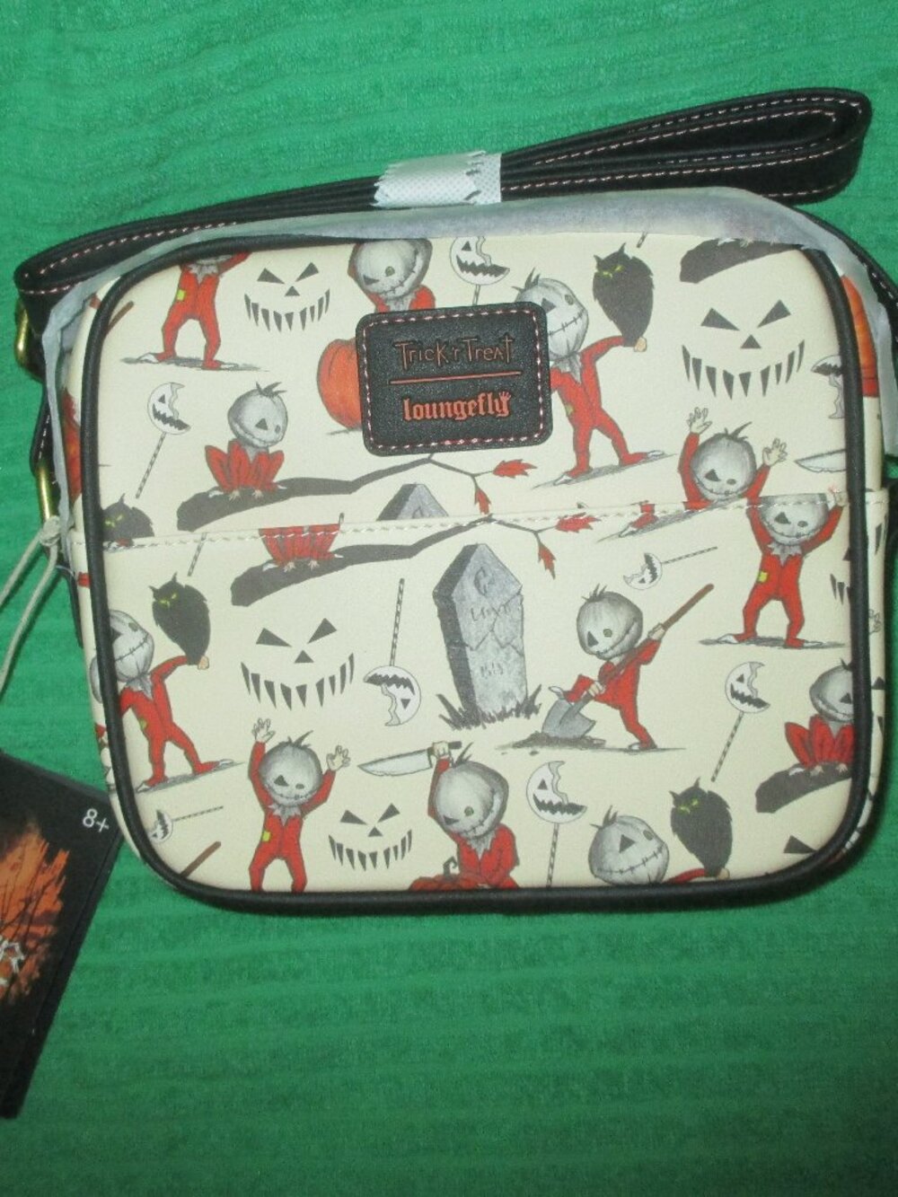 Loungefly Trick R Treat Sam Crossbody All Over Pattern Bag New
